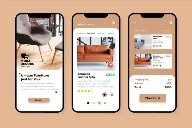 Furniture Shopping App's Advanced Features