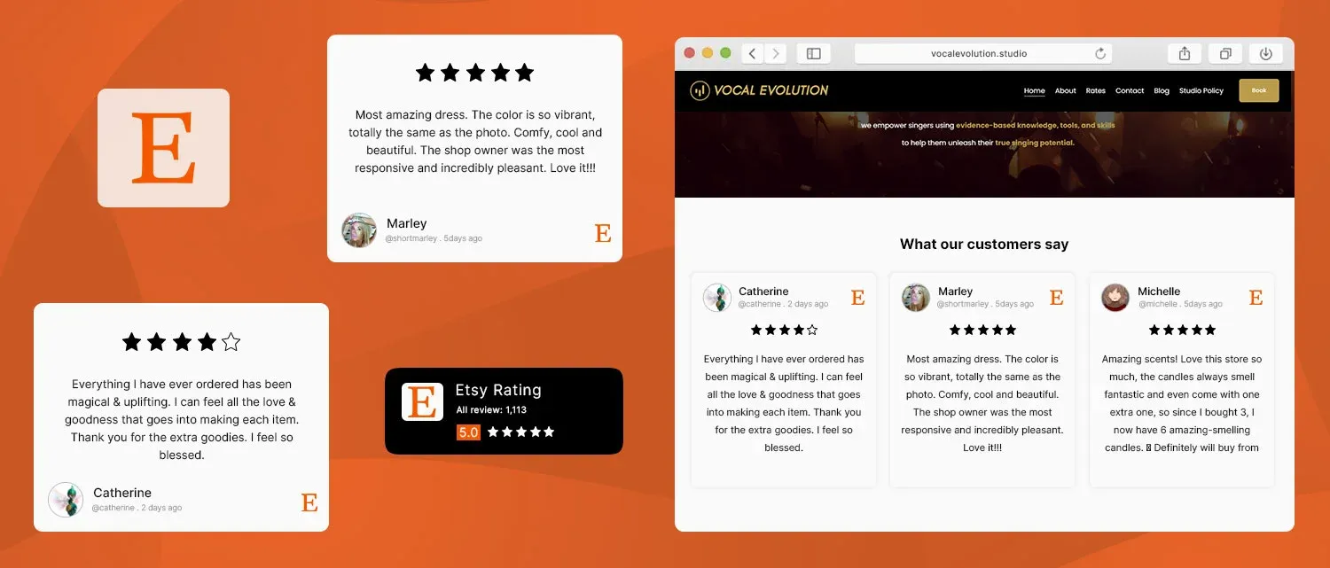 Collecting Reviews on Etsy