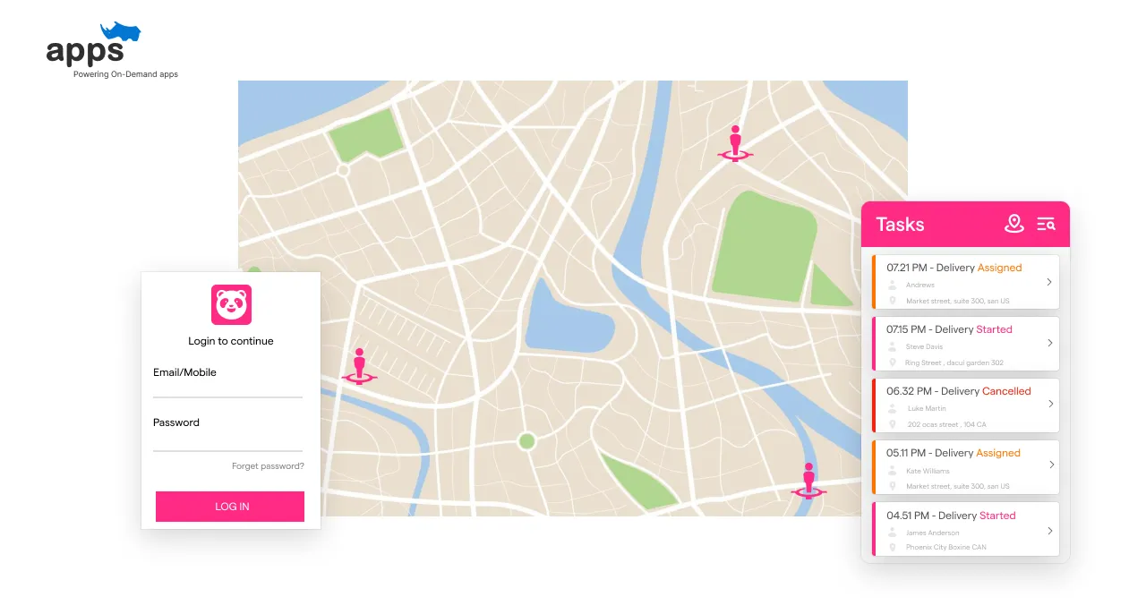 Delivery Agent's App