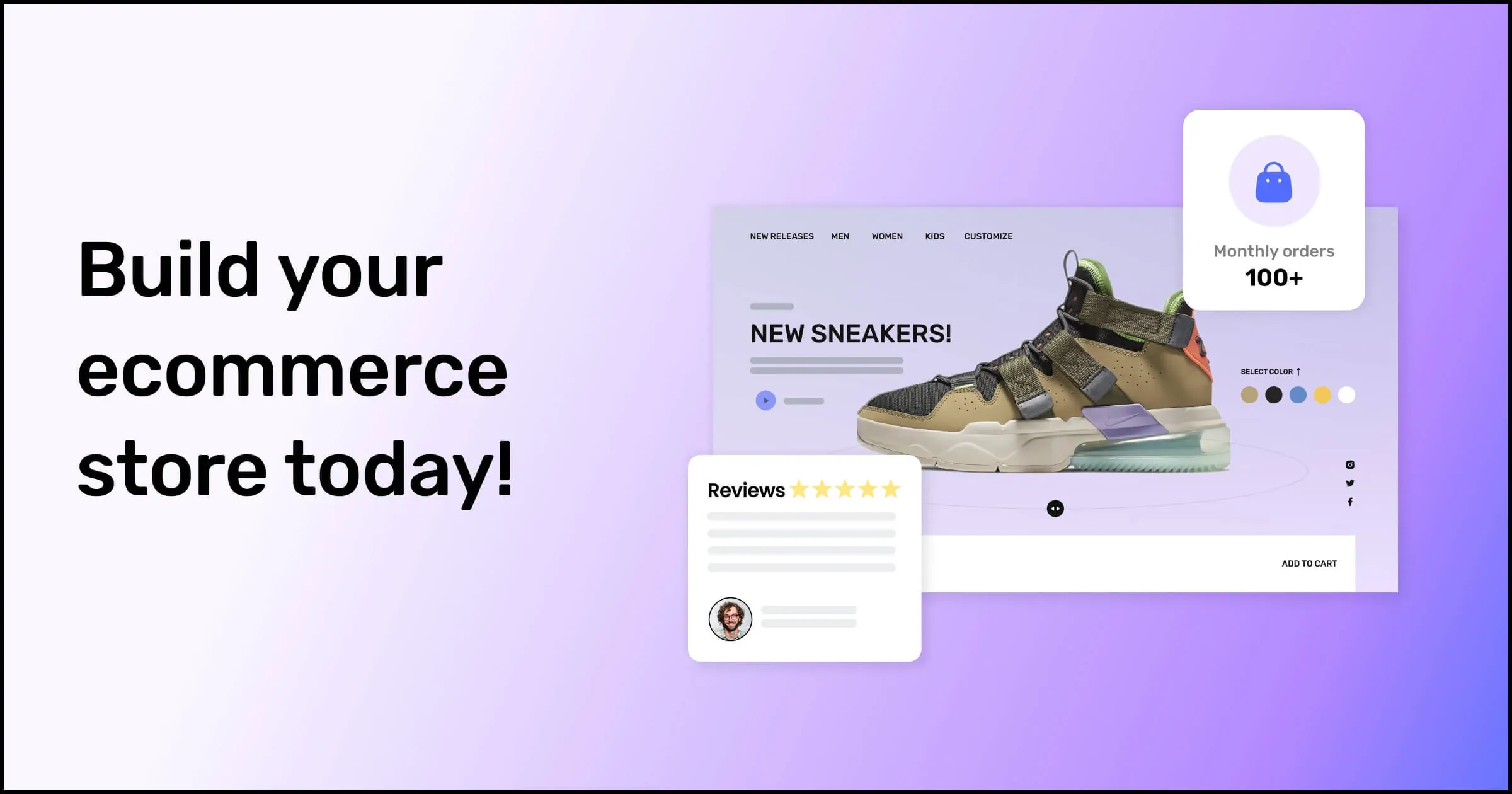 What is an AI E-commerce Website Builder