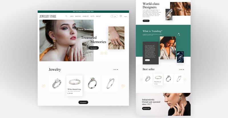 Online Jewelry Store Development