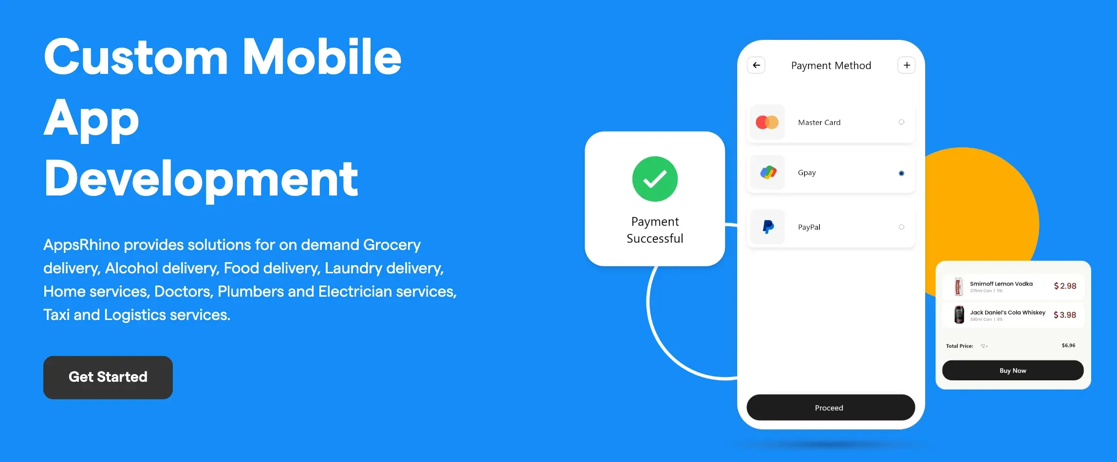 Custom Mobile app development