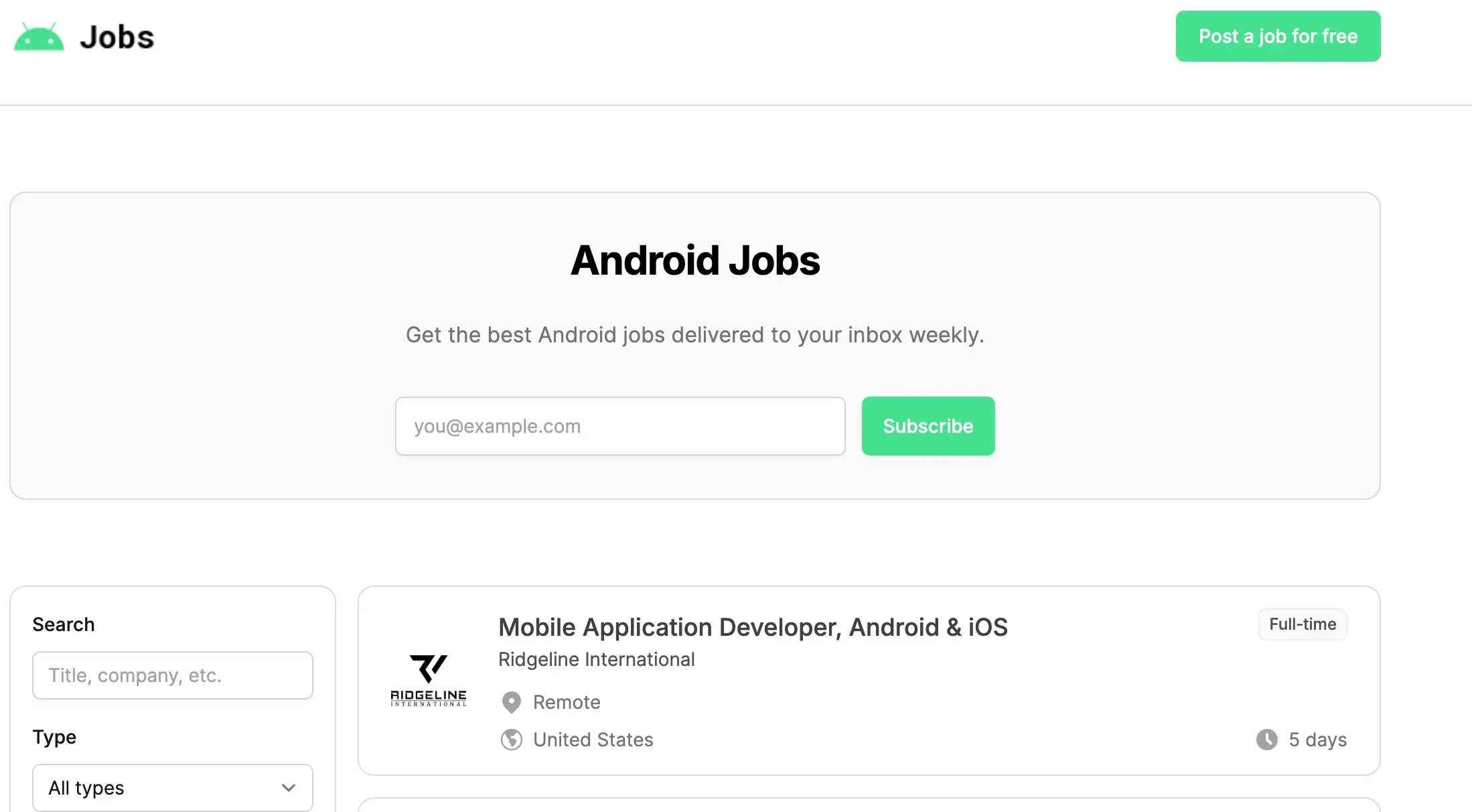 Android Jobs 