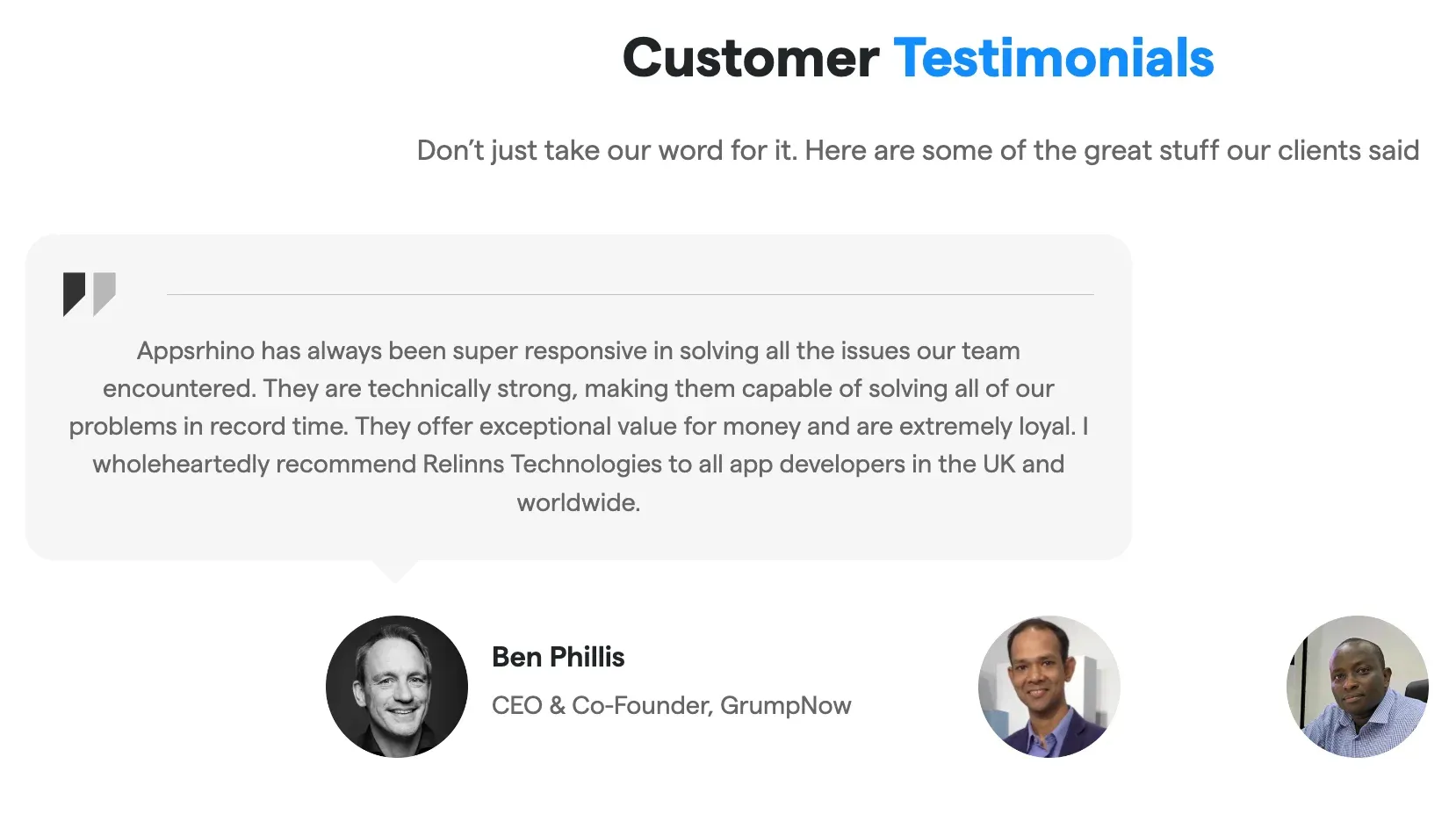 Client Testimonials and Case Studies
