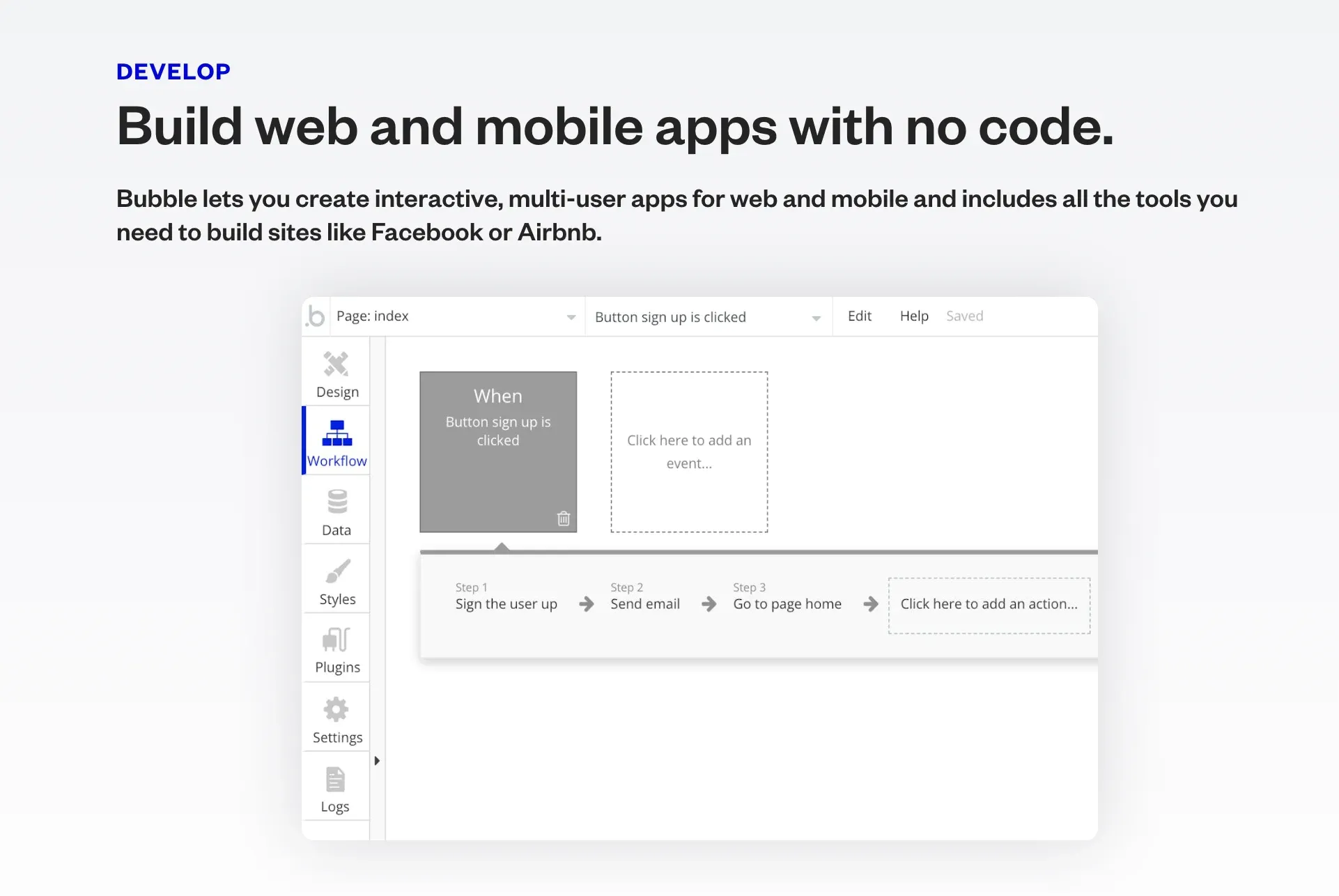 Benefits of Building Apps with&nbsp;Bubble.io