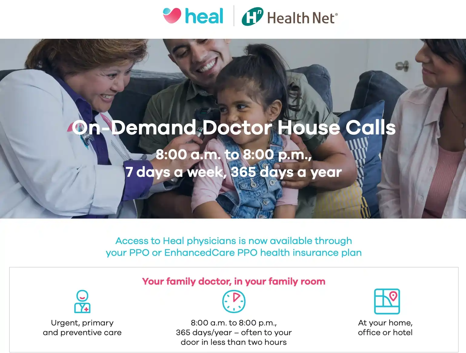 Heal – Physicians at your doorsteps.