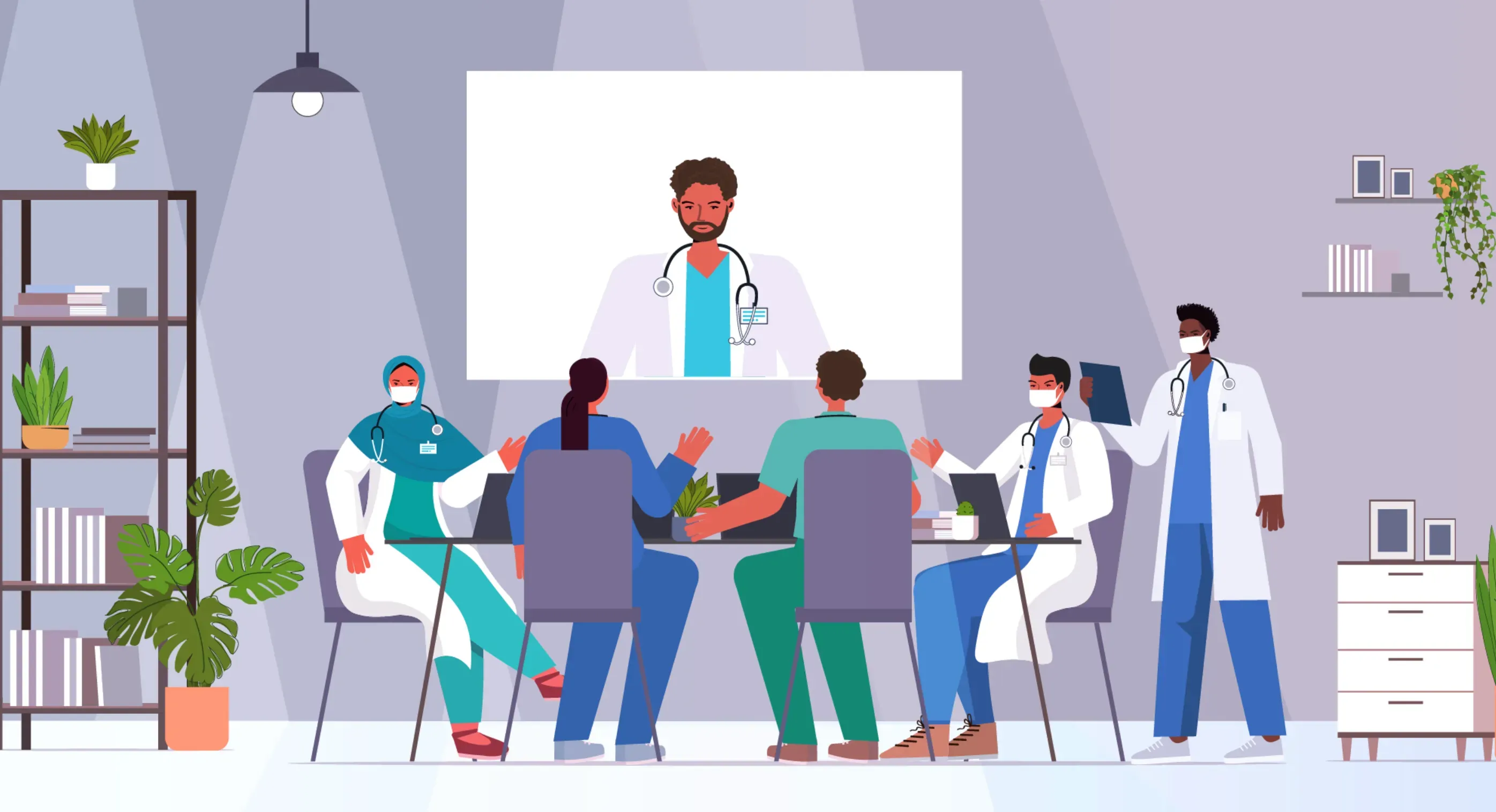 Who uses the Patient Self Scheduling Software?