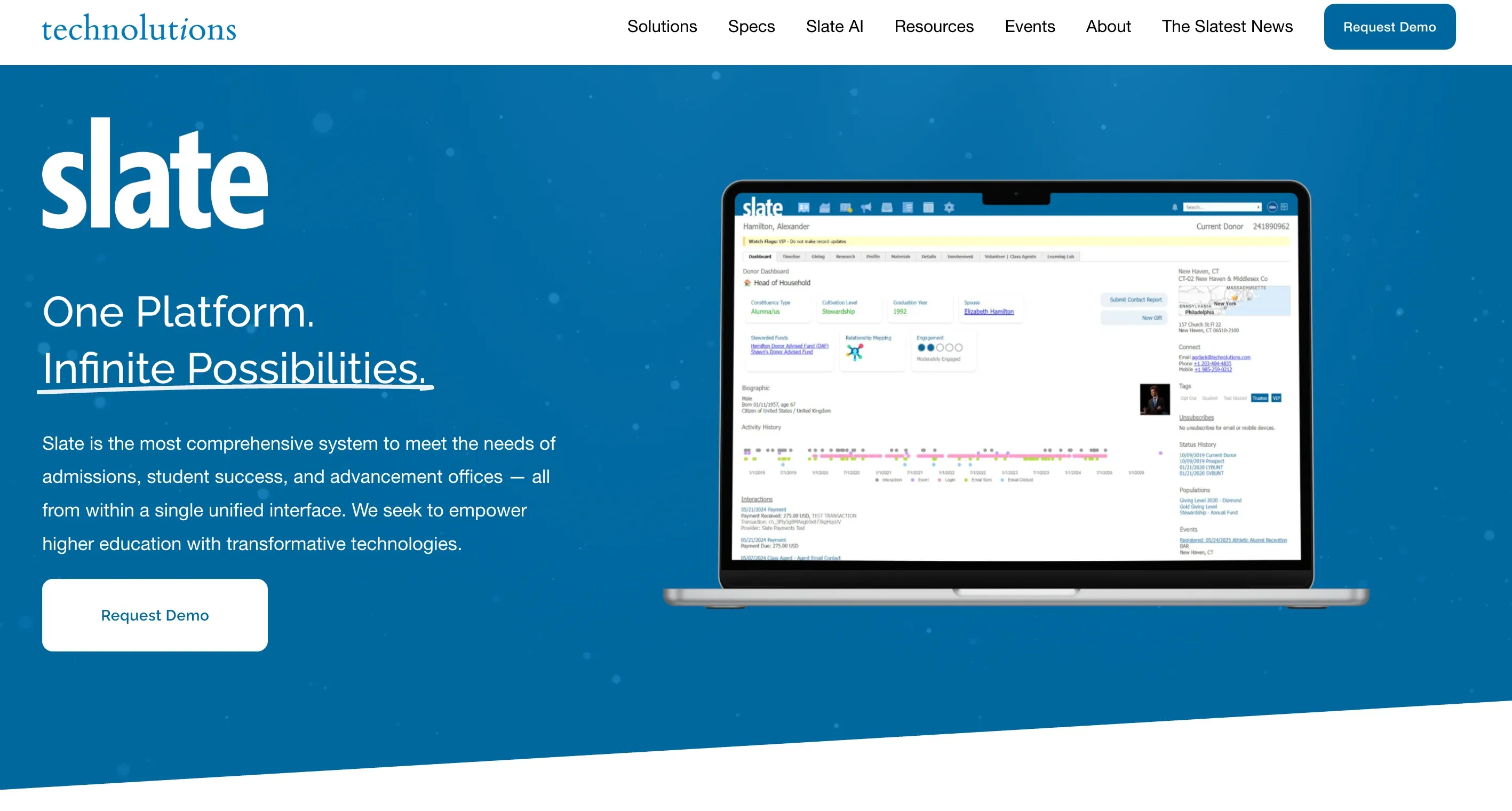 Slate by Technolutions (Higher Education CRM)