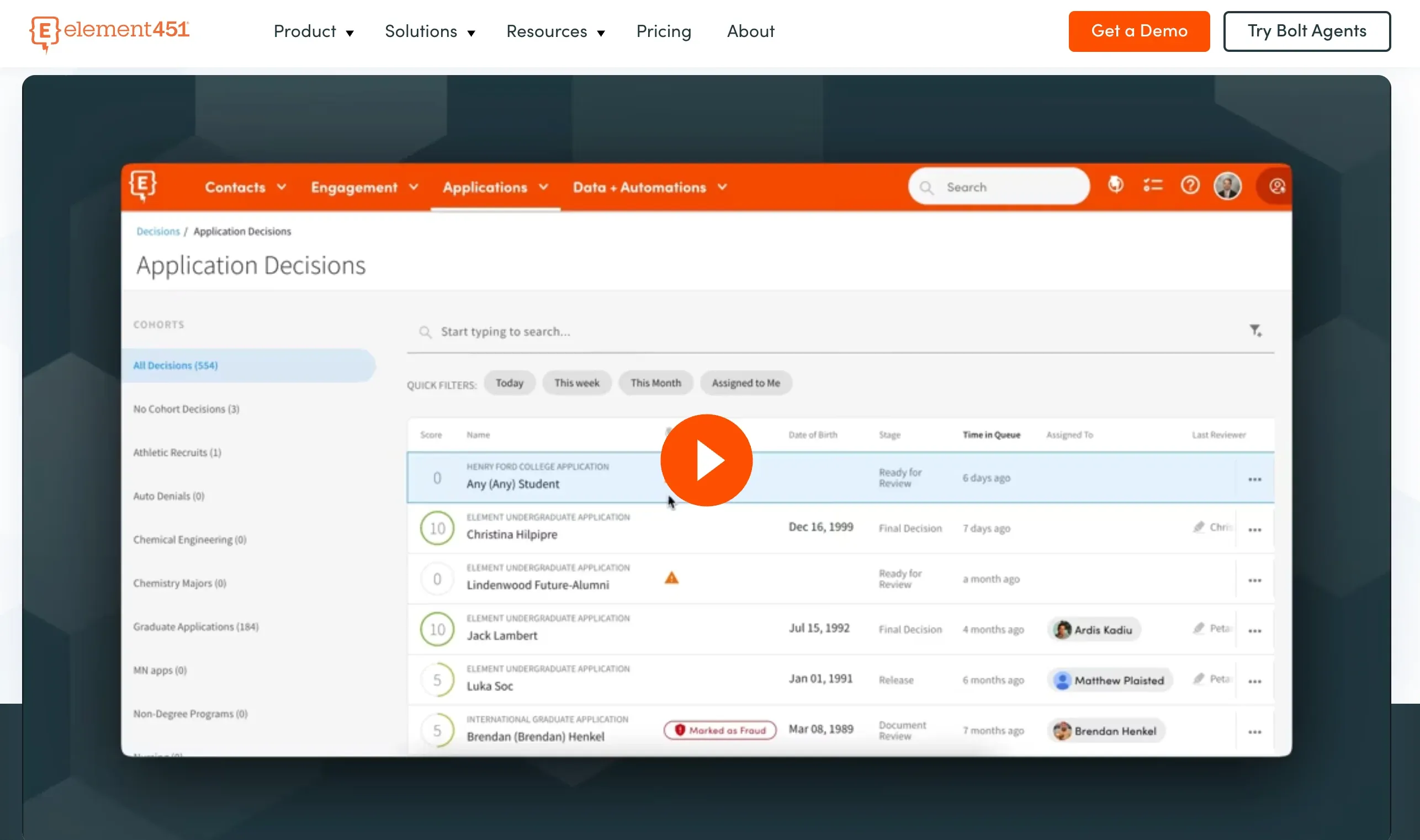Element451 (Higher Ed CRM)