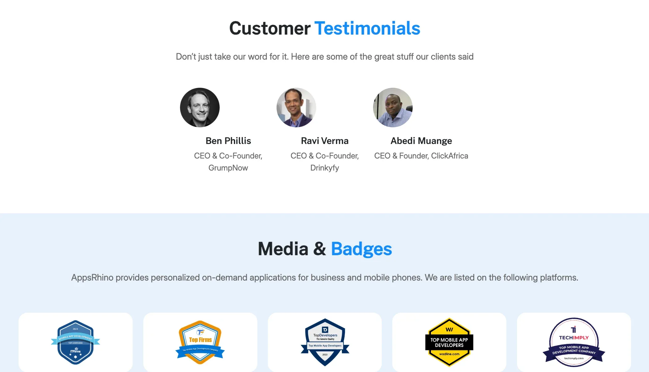 Client Testimonials and Reviews