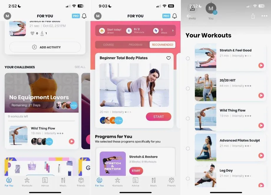 Health and Fitness Platforms