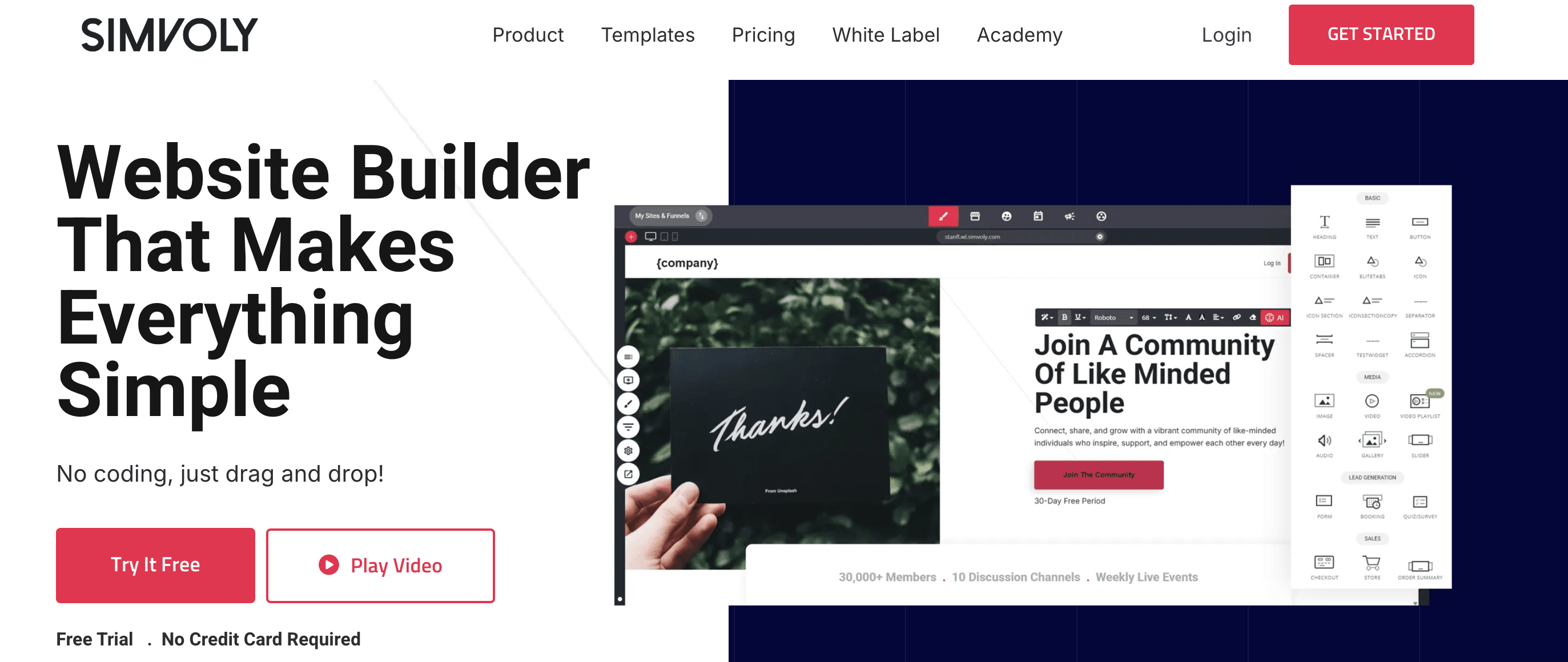 Simvoly wesite builder