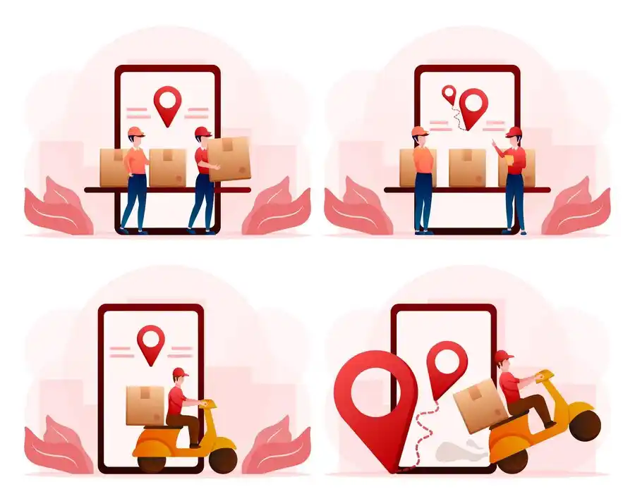 Real-time tracking and effective communication with customers and delivery staff