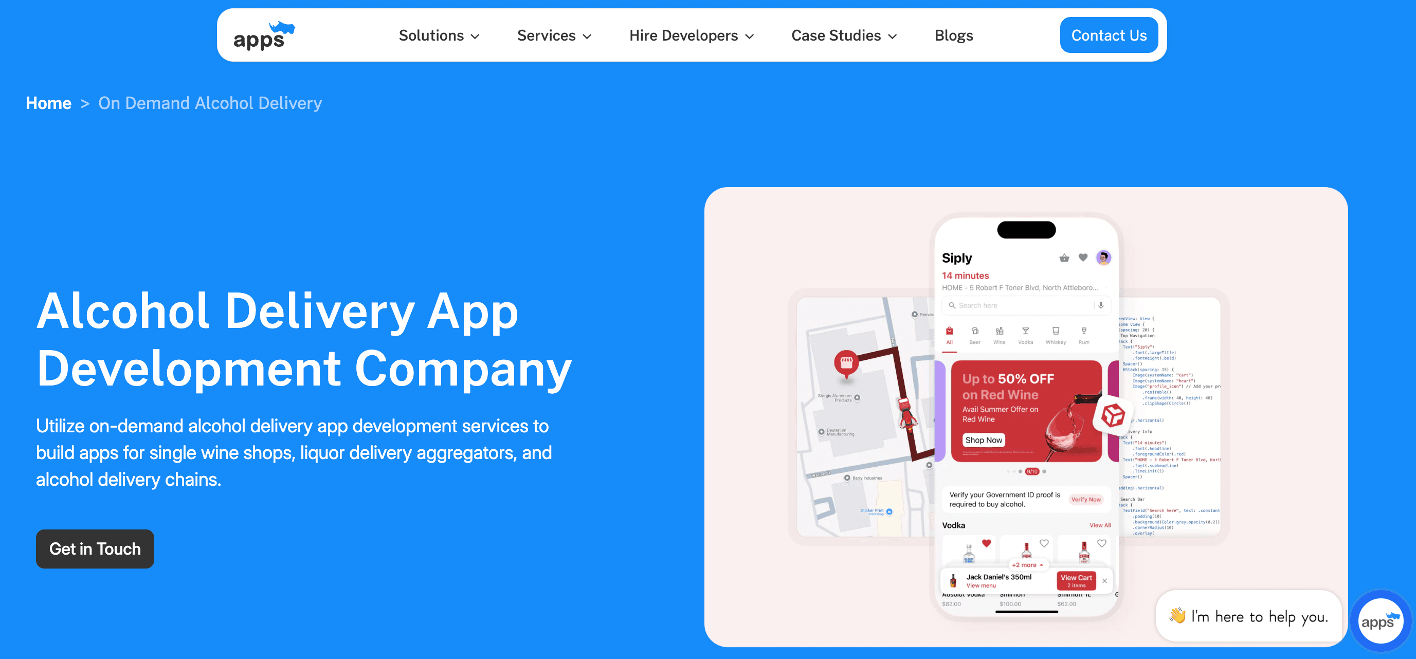 AppsRhino On-demand liquor delivery