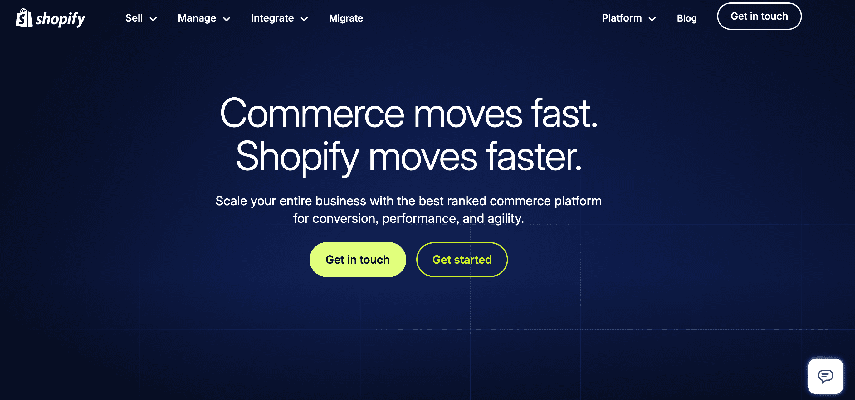Shopify Plus home