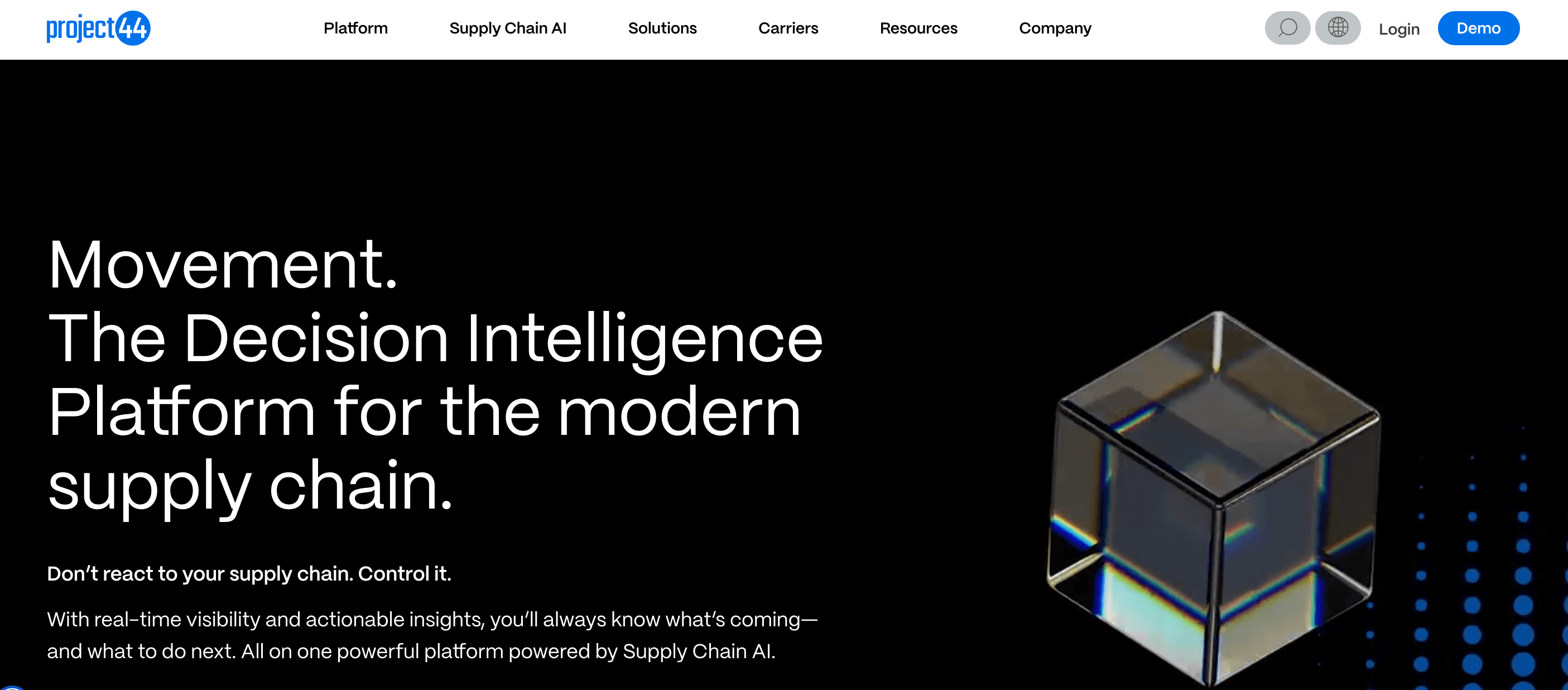 Project44 home page