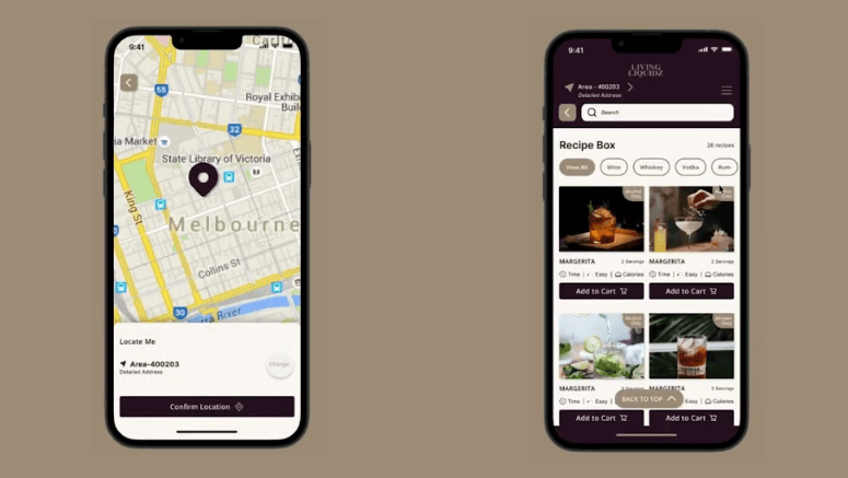 Features of the Living Liquidz App