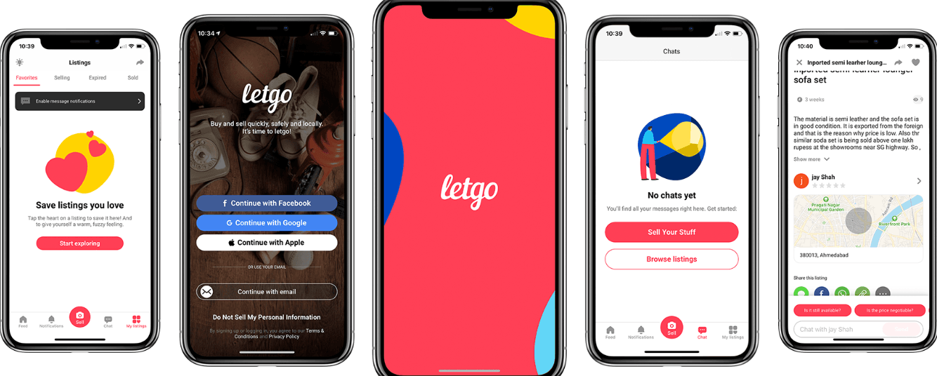 The Step-Wise Ladder to Create a Letgo Clone App!
