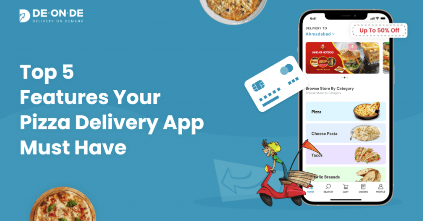Pizza Delivery App Features