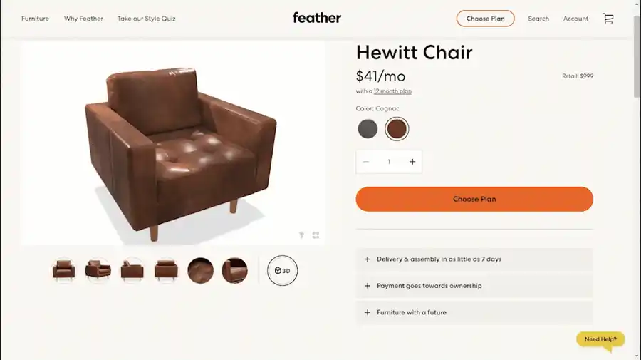 Give 360-Degree Views of the Furniture Store